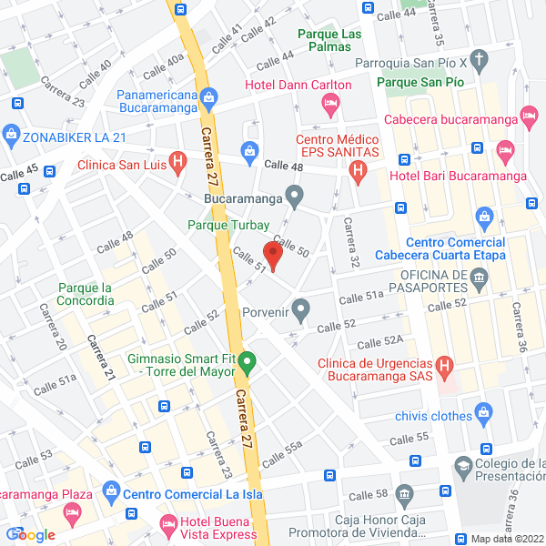 Map of Fundación Colombia Viva