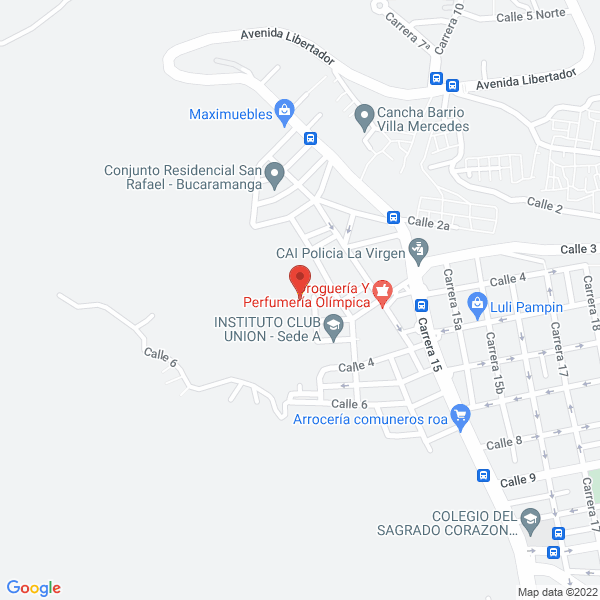 Map of Fundiciones Especiales José Hilario Navarro