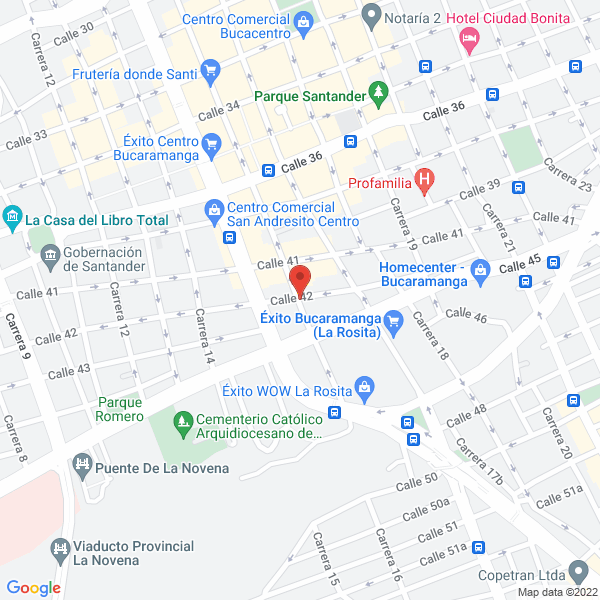 Map of Hotel Residencias Aimara