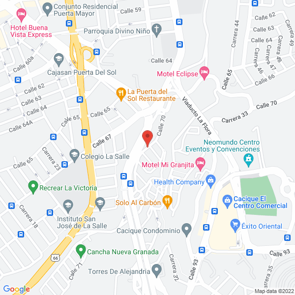 Map of Iglesia Cristiana Cuadrangular Antonia Santos