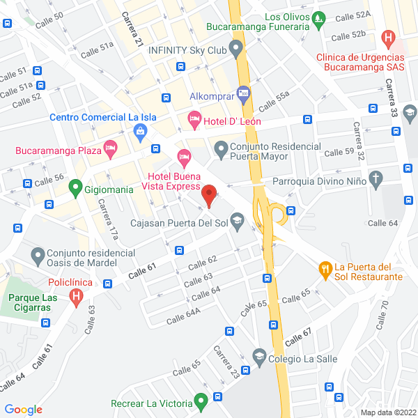 Map of Iglesia Cristiana Sion Nueva Generacion Internacional