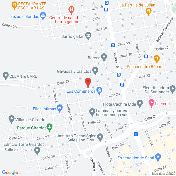 Map of Importadora El Paisa