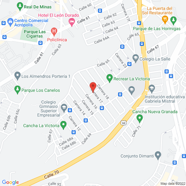 Map of Importadora Juan Henry Polo