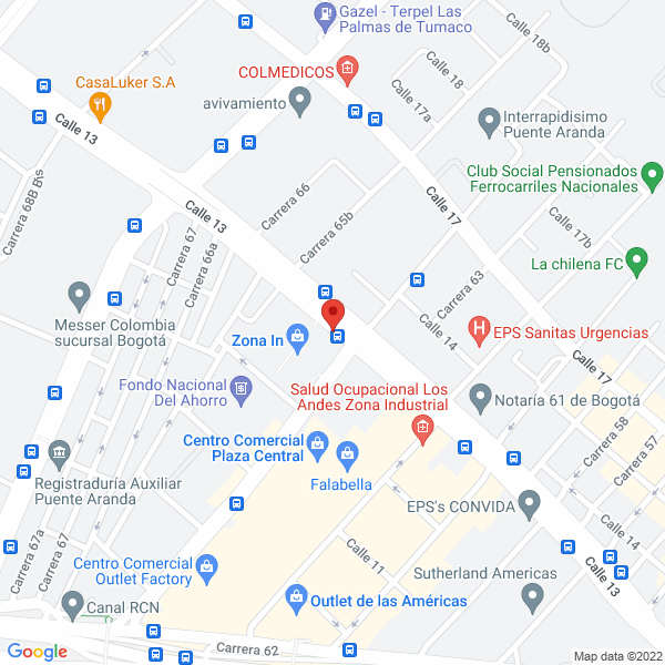 Mapa de Viajero Market S.A.S