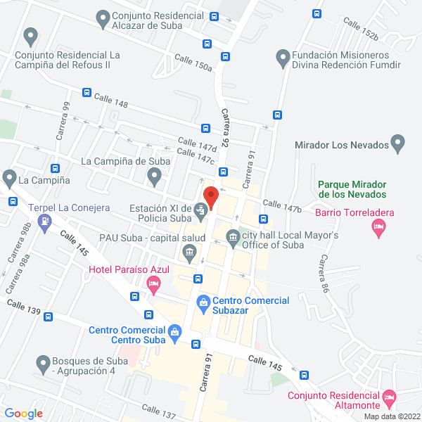 Mapa de Centro De Enseñanza Precoz Campestre Grandes Triunfadores