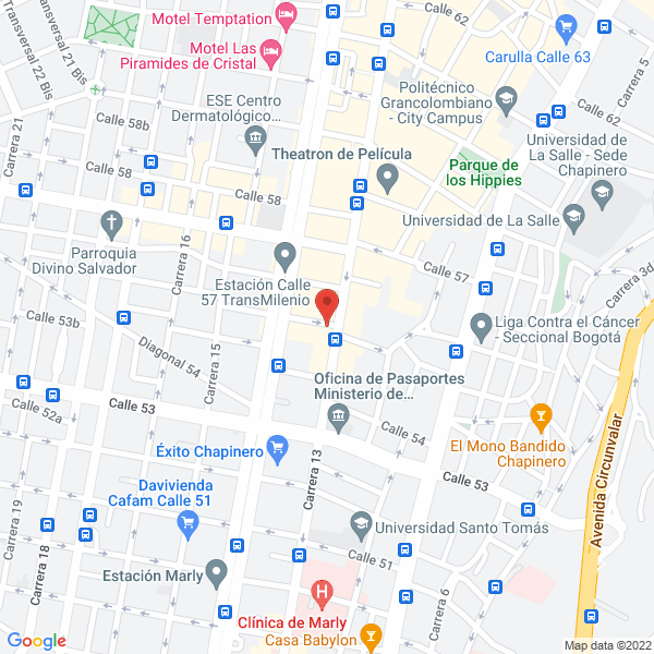 Mapa de Centro Botánico Y Naturista La Orquídea