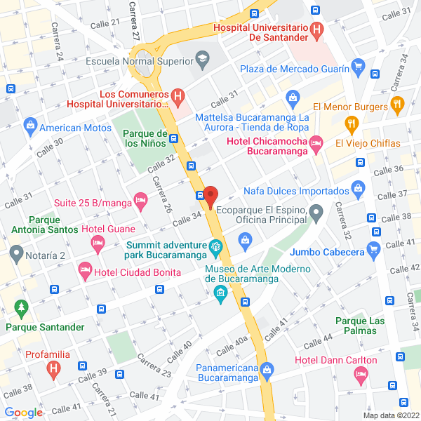 Map of Fusión Corp S.A.S.