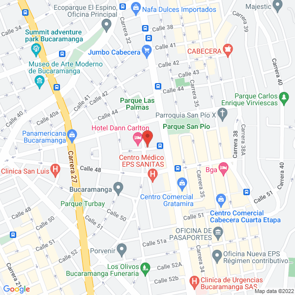 Map of Comsalud Ltda.