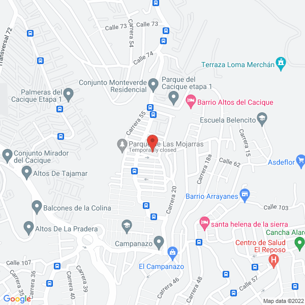 Map of Construcciones Evp S.A.S.