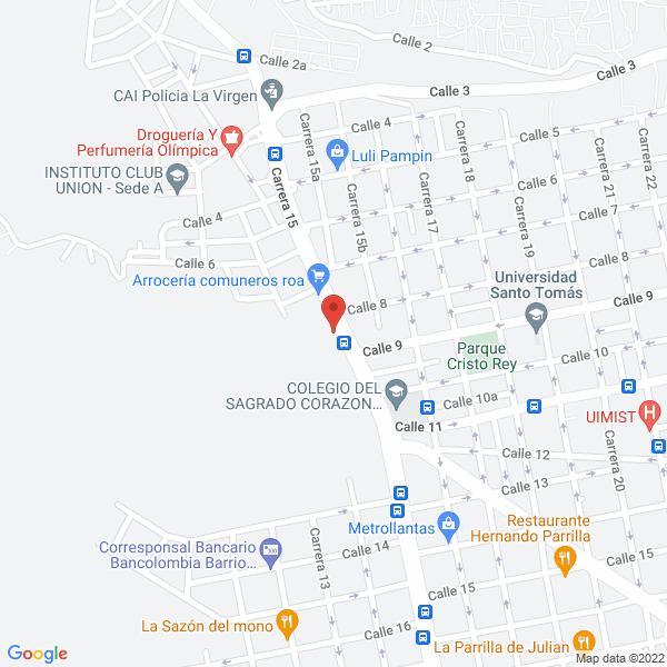 Map of O&N Ingeniería S.A.S.