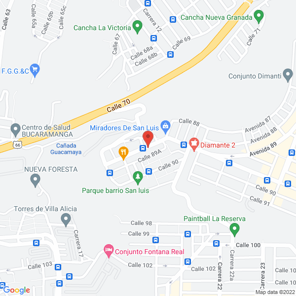 Map of Consultores En Gestión Ambiental Y Salud Ocupacional Ltda.