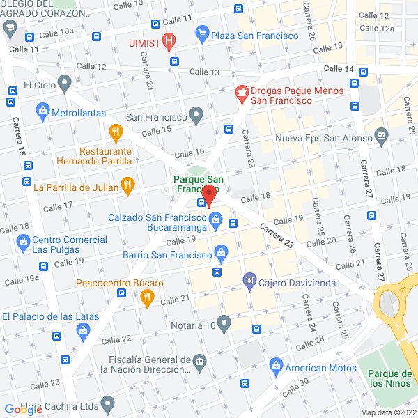 Map of Sisges S.A.S.