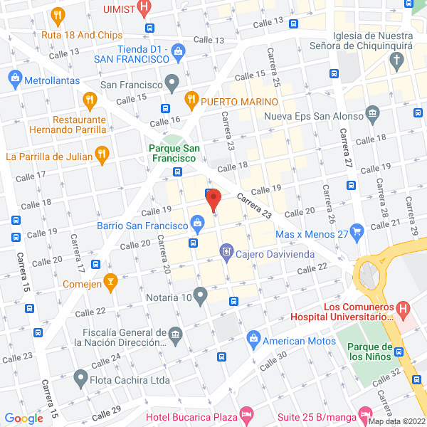 Map of Variedades Dayanin