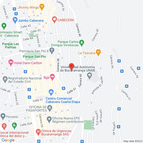 Map of Bravo Y Pinto Soluciones Tributarias