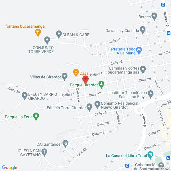 Map of Mantenimientos E Ingeniería S.A.S.