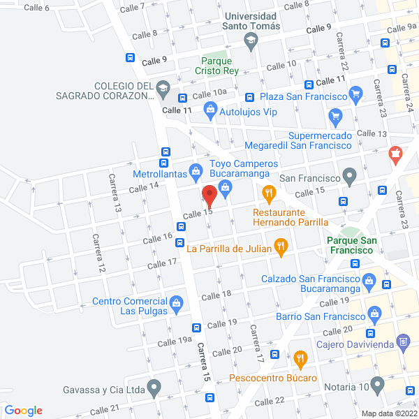 Map of Serviproyectos Bucaramanga S.A.S.