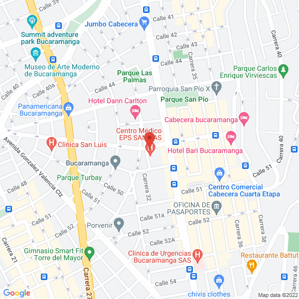 Map of Dasser Soluciones Gerenciales