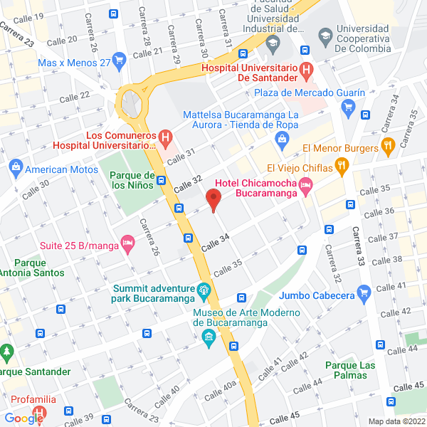 Map of Integra Salud - Servicios Médicos Integrales