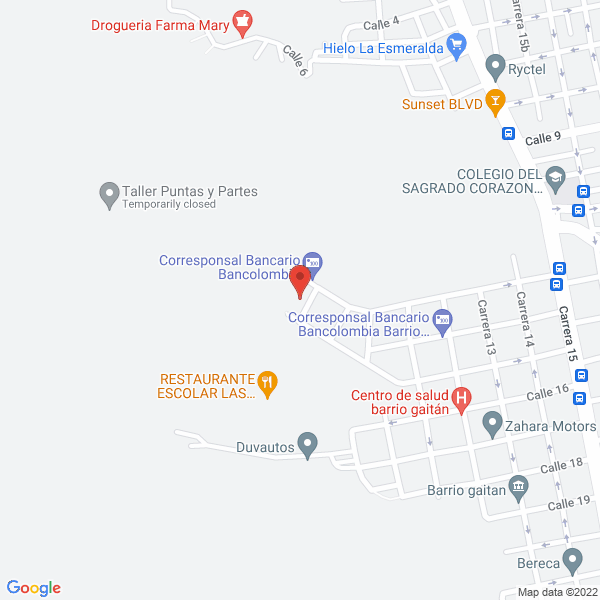 Map of Restaurante Típico La Esperanza
