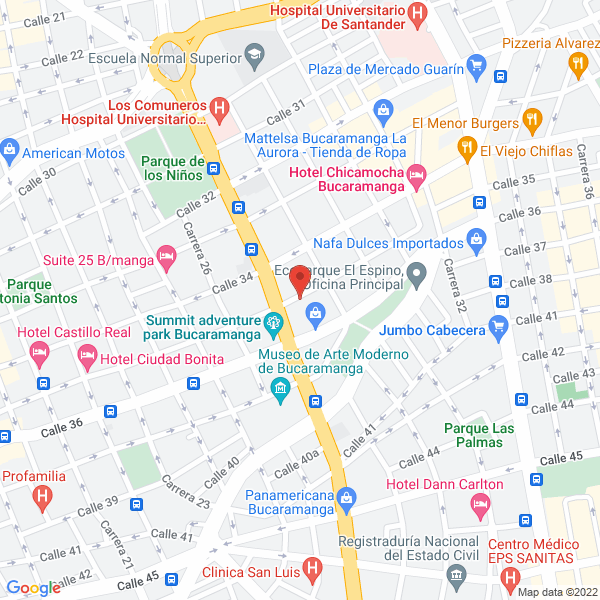 Map of Alianza Asesoría Contable Y Tributaria