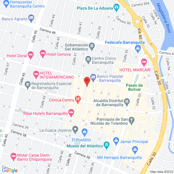 Map of Asesorías Sbc S.A.S.
