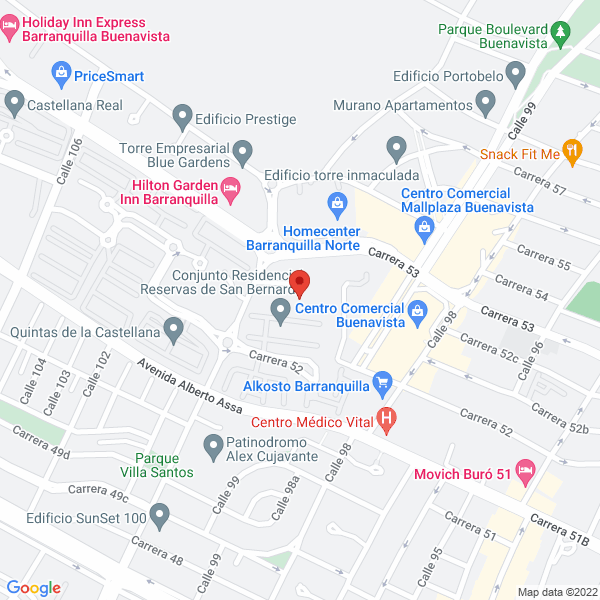 Map of Citrus Design S.A.S.