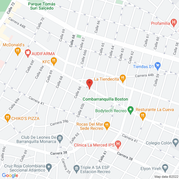 Map of Distribuciones Renacer S.A.S.