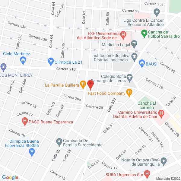 Map of Distribuciones Y Especialidades Químicas Ltda.