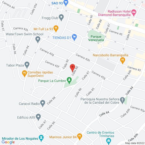 Map of Eguis Calderón S.A.S.