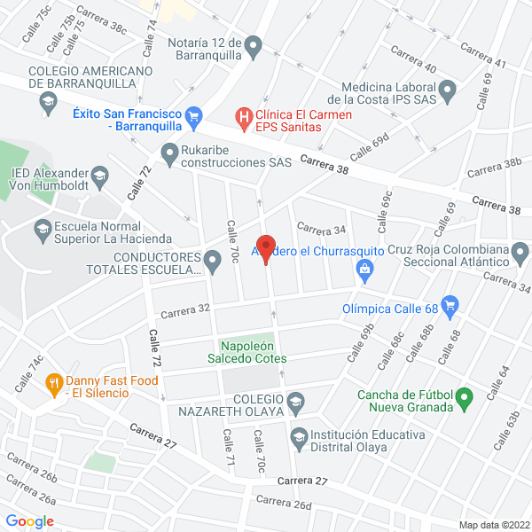 Map of Ehd Ingeniería S.A.S.