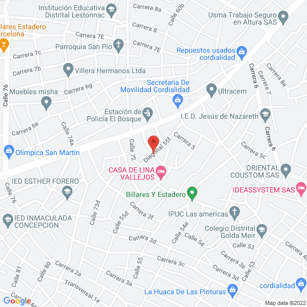 Map of Productos Hernández S.A.S.
