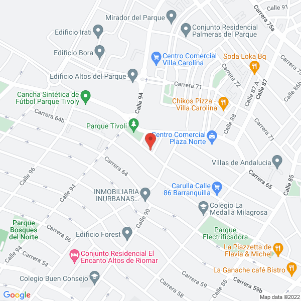 Map of Projects Maintenance And Logistics Solutions S.A.S. Sigla Pml Solutions S.A.S.