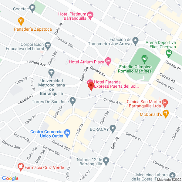 Map of Servicios Logísticos B. G. S.A.S.