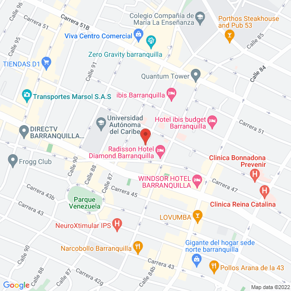 Map of Sojo Jiménez & Cía. S.A.S.