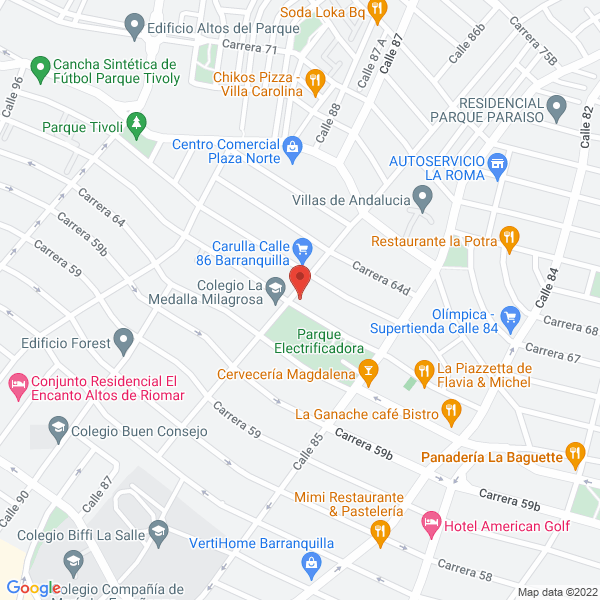 Map of Vásquez Arango Y Cía. Ltda. De Seguros