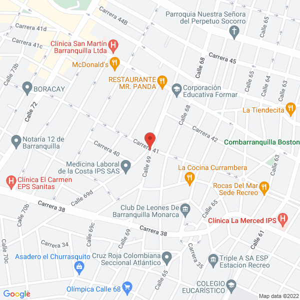 Map of Veco Estructuras Y Servicios S.A.S.