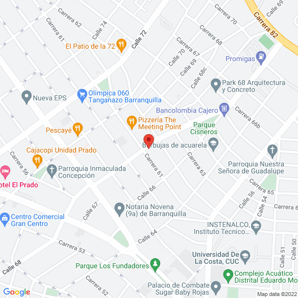 Map of Vélez Ingenieros S.A.S.