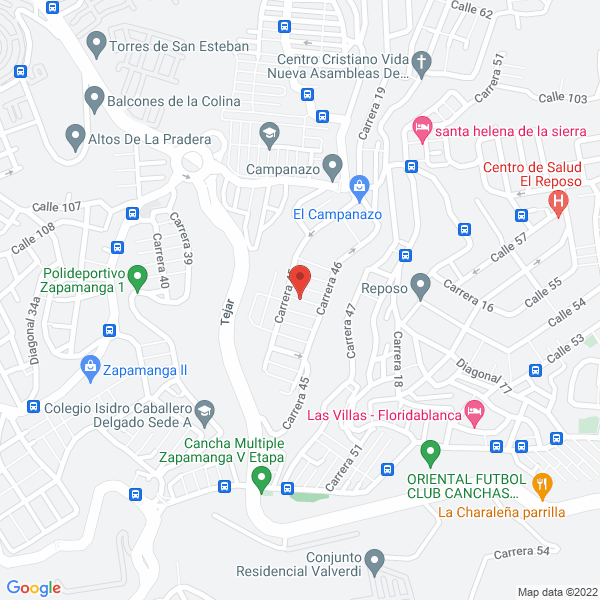 Map of Topografía Y Construcción De Obras Civiles