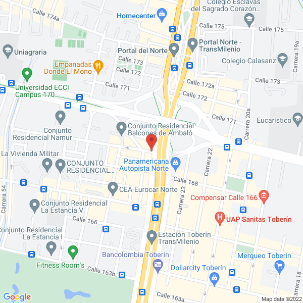 Mapa de Transporte Tranvía Tour''S S.A.