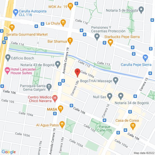 Mapa de Madeira Cali