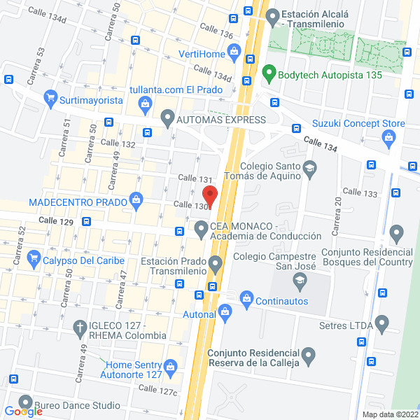Mapa de Ferretería La Cisterna N 1