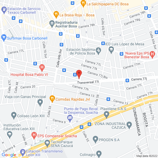 Mapa de Almacén Miscelanea Ilusión