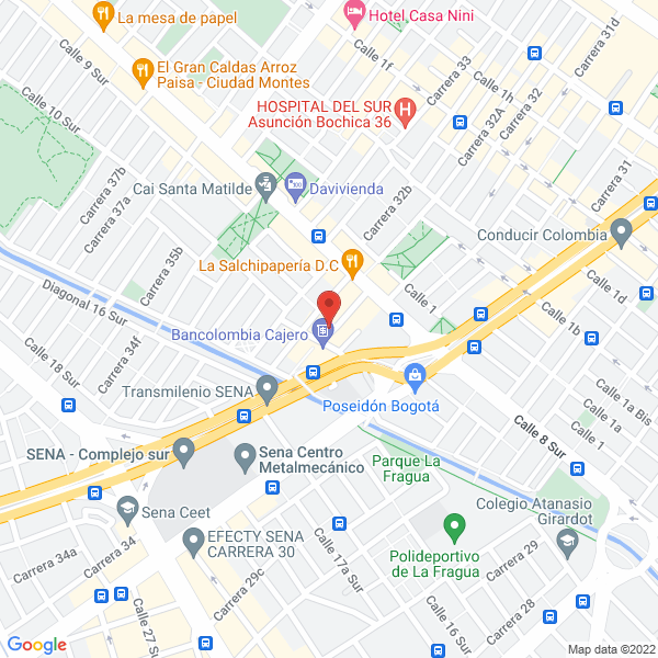 Mapa de Ferrelectricos R & G