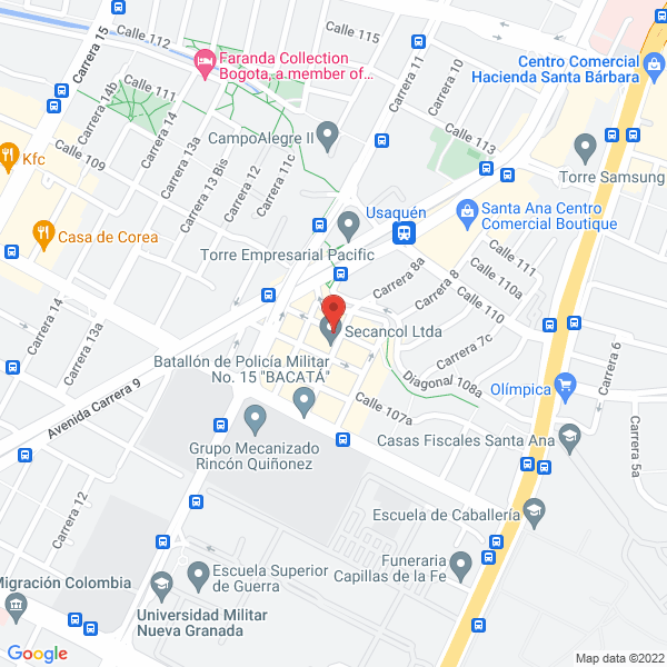 Mapa de Mariscos Atlantic S.A.
