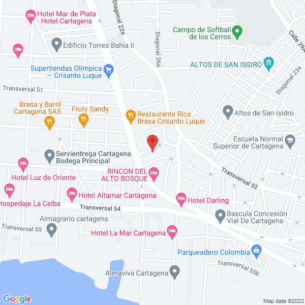 Map of Punto Frios El Diver