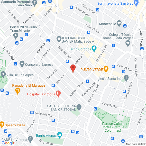 Mapa de Constructora Jf Narváez S.A.S.