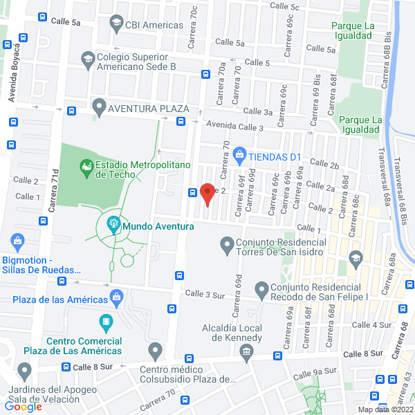 Mapa de Contablex S.A.S