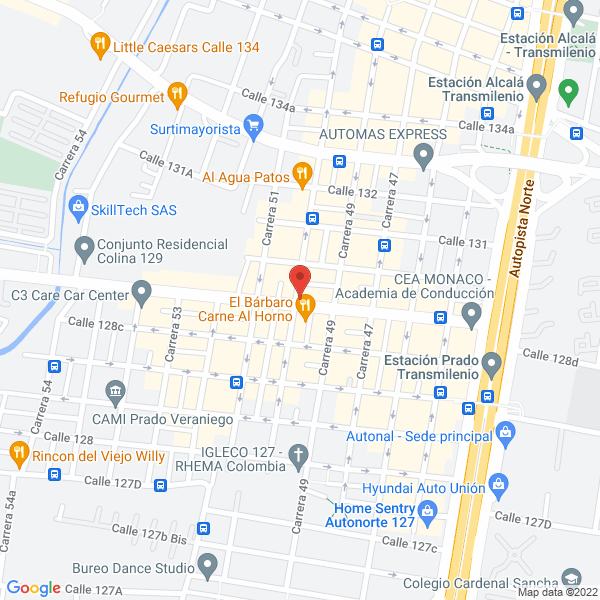 Mapa de Clínica De La Faja