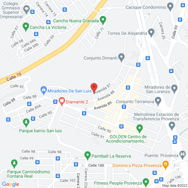 Map of Academia Y Sala De Belleza Celmar