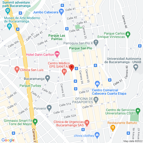 Map of Inmobiliaria Icamas Ltda.